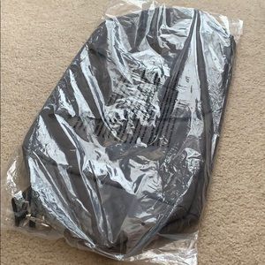 Gray Duffle Bag with Strap and Handles NWT unisex